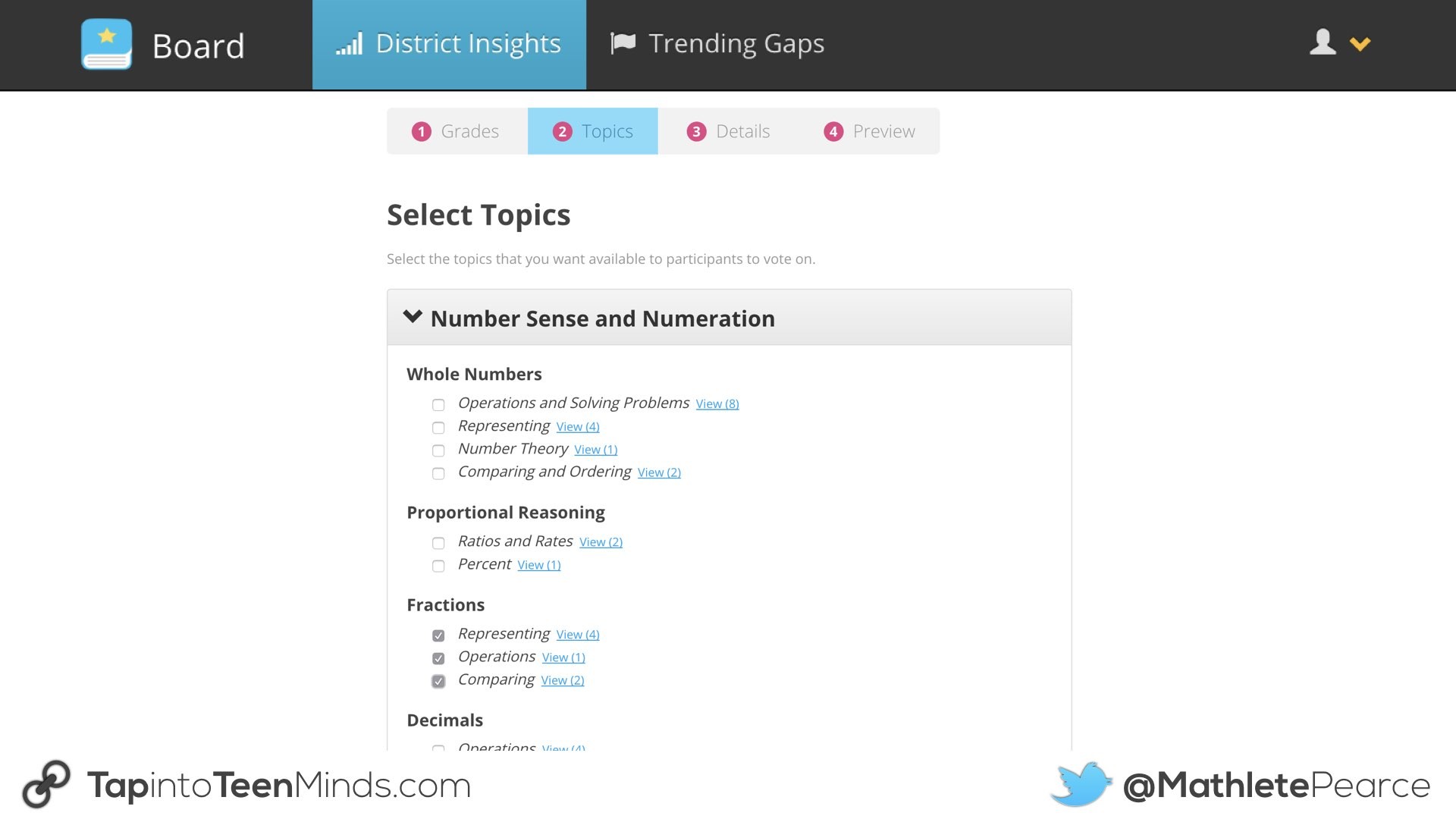 Knowledgehook Professional Learning Tools.015 Select Topics