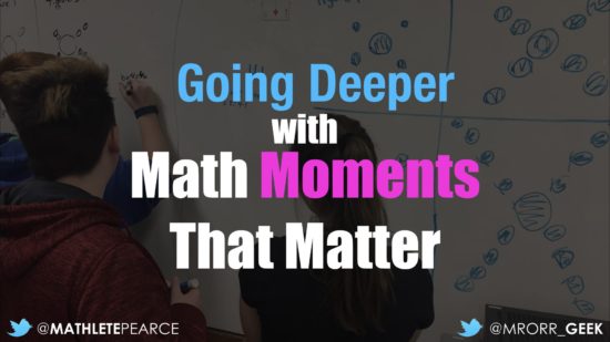 OAME - Going Deeper With Math Moments That Matter