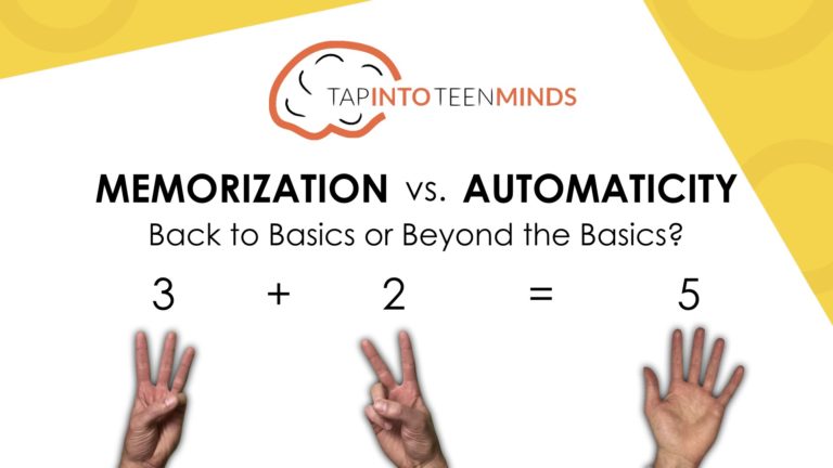 Memorization vs. Automaticity: Back to Basics or Beyond The Basics?