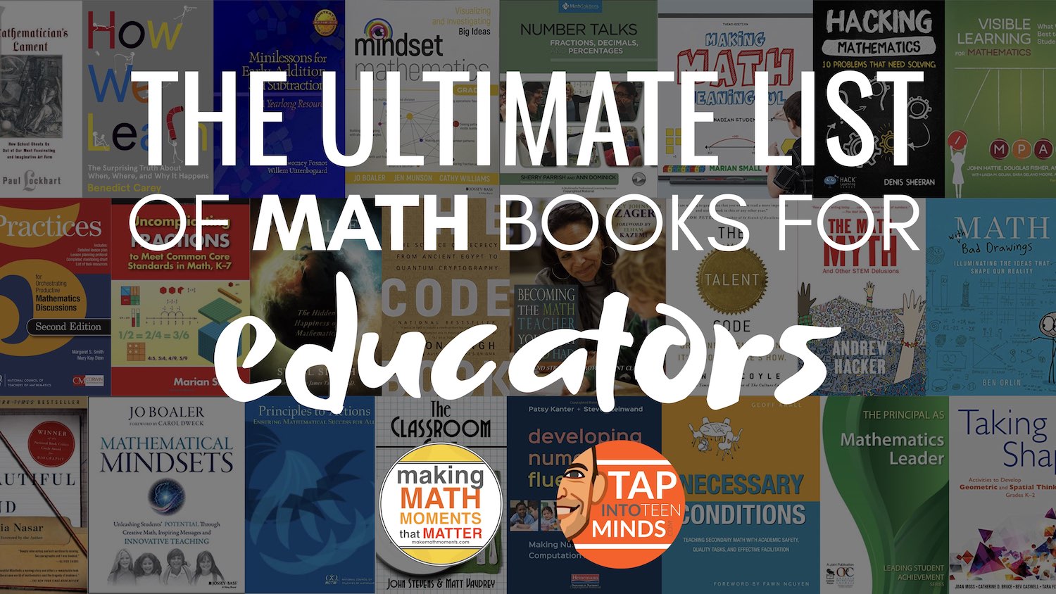 The Ultimate List Of Math Books For Educators | Best Teacher Math Reads